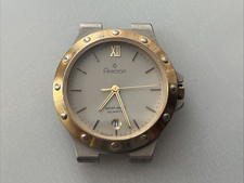 Armitron Men's Quartz Watch 34mm Two tone Stainless Steel NO BAND Collectible