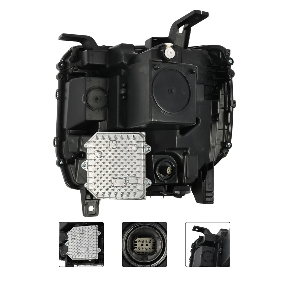 For 2016-2018 GMC Sierra 1500 FULL LED Projector Black Headlight w/DRL Passenger - Изображение 4 из 4