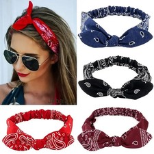 Vintage Boho Cross Headband Suede Soft Elastic Solid Women's Hair Accessory