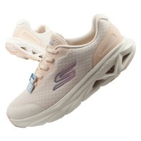 Skechers Glide-Step Vortex Sneaker Freizeitschuhe Alltagsschuhe Slip-On Beige