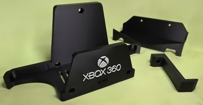 Xbox 360 Slim Wall Mount- w/ Power Adapter Wall Mount- Includes Hardware.