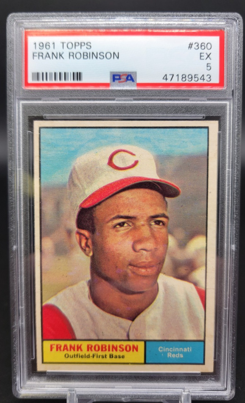 1961 Topps Frank Robinson Cincinnati Reds 360 PSA 5