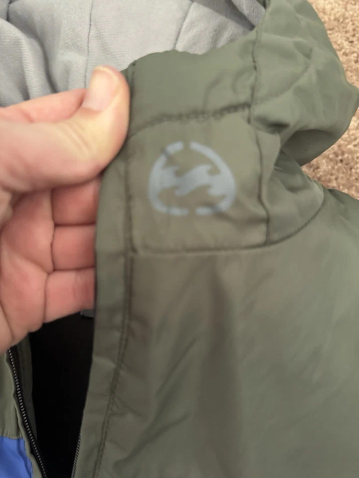 Chaqueta de nailon vintage Billabong Colorblock snowboard con capucha Foto 4 de 4