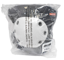 Ergodyne ProFlex 300 Rounded Cap Knee Pads White Cap Buckle Closure 18300