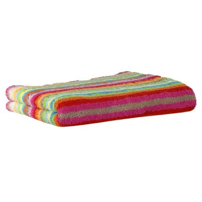 CAWÖ Gästetuch - C Life Style multicolor, gestreift, Walkfrottier Multicolor ...