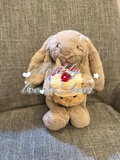 Jellycat medium bashful Beige bunny Birthday BNWT - Retired Rare