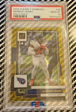 2022 CLEARLY DONRUSS #48 DERRICK HENRY 💎HOLO GOLD /5