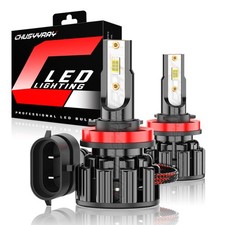 For Chevy Silverado 1500 2007-2015 2pcs H11 LED Headlight Bulbs Low Beam Blue