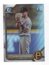 2022 Bowman Draft Chrome Thomas Harrington Refractor #BDC-37 1st Bowman RC Y431