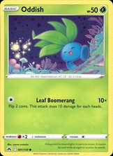 Oddish 001/159 Common Crown Zenith Pokemon Lightly Played