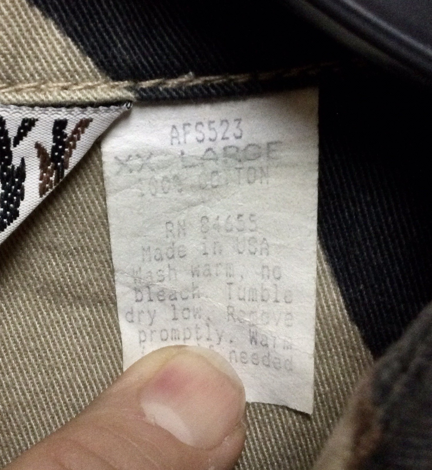 Vintage ASAT Camouflage Button Up Heavy Field Cotton Shirt Mens XXL Hunting USA