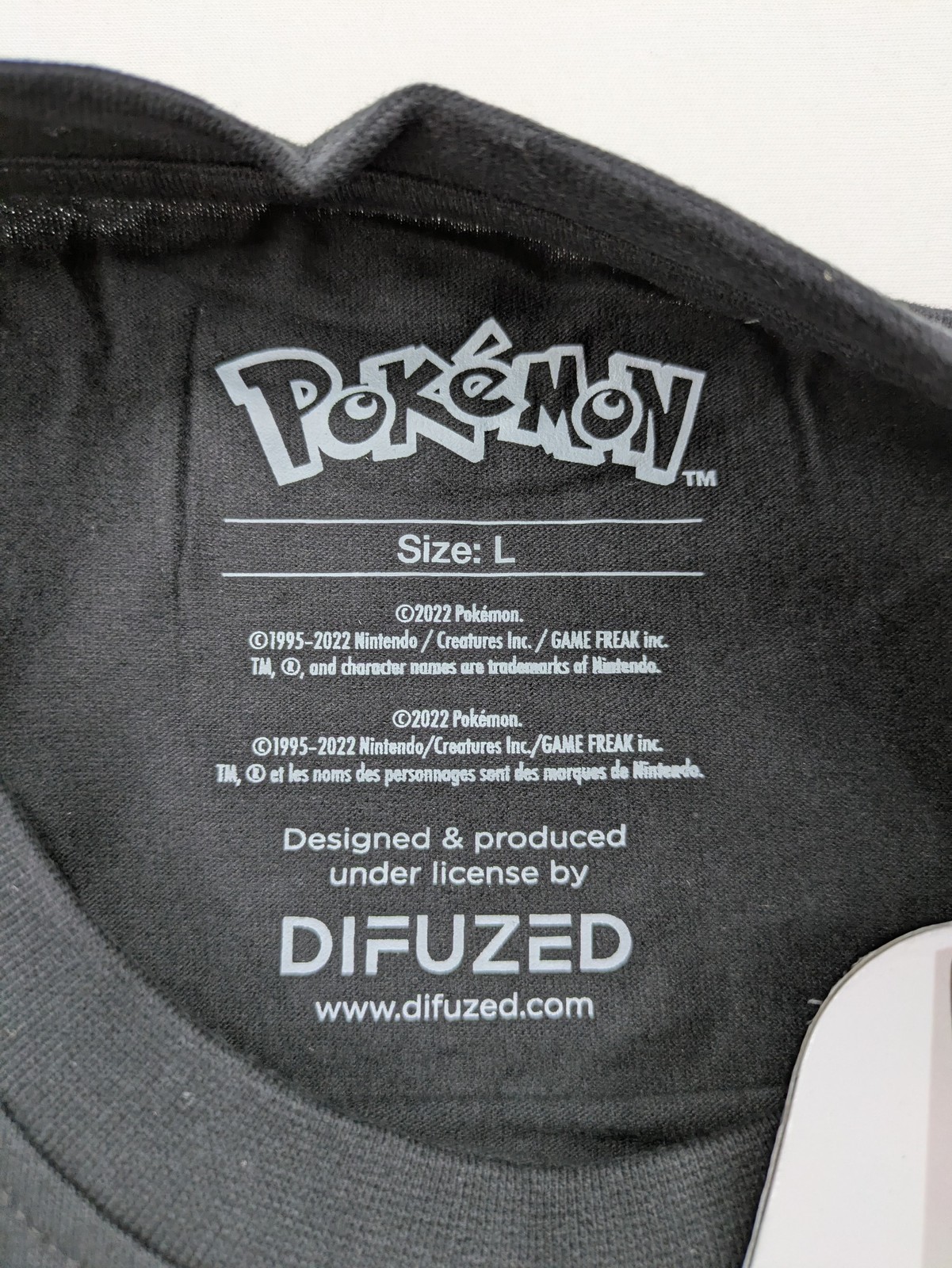Pokemon Charizard Herren T-Shirt Gr. L schwarz Grafik Fired Up image 5