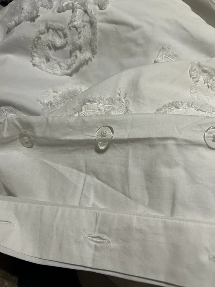 (2) Southern Living at Dillards~King Shams~ Shabby chic cotton 20 x 36~Lovely - Image 3 of 4