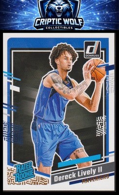 2023-24 Donruss #233 Dereck Lively II Dallas Mavericks