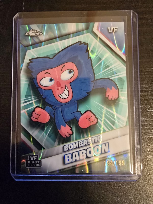 2026 Topps Chrome VeeFriends Bombastic Baboon 194/199