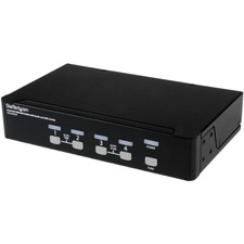 StarTech 4-Port DVI USB KVM Switch with Audio...
