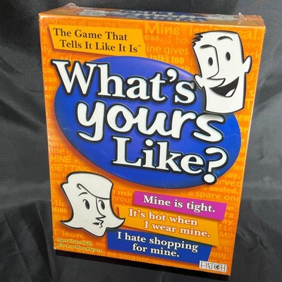What's Yours Like? By Patch Products Party Board Game for 4+ Players New In Box
