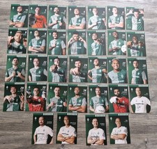 Werder Brema 32 karty z autografami, sezon 2023/24, z drukowanym podpisem
