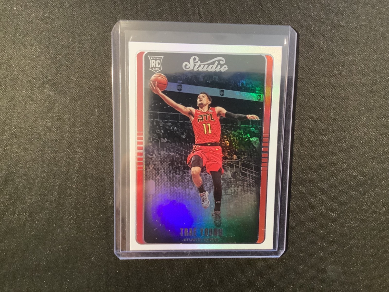 2018-19 Panini Chronicles Studio Trae Young #298 Rookie RC Refractor