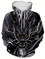 Gothic Dragon 3D All Over Print Hoodie Unisex S-5XL