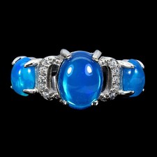 Silver Ring Opal Genuine Natural Mined Gems Solid Sterling Size P  US 7.75