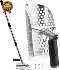 Sand Scoop for Metal Detecting, Stainless Steel Metal Detector Scoop, Metal Dete