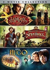 Lemony Snicket's/Spiderwick Chronicles/Hugo 3-Movie Collection - DVD - GOOD