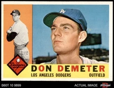1960 Topps #234 Don Demeter Dodgers 7 - NM