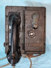 WW2 British Navy MK XVII Submarine Telephone with MFG Co of London Plaque 