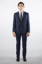 Abito uomo drop 6 sartoriale 2 bottoni in pura lana super 100's Angelico