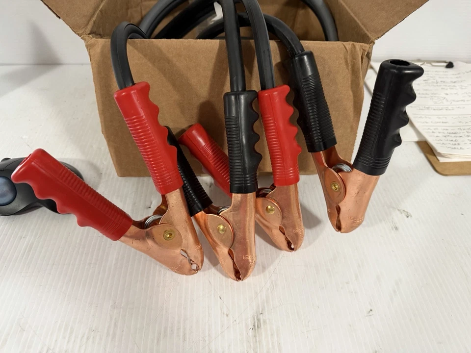 Cable de refuerzo Grote 84-9567, 25 pies grado industrial, calibre 1 800A sin enredos Foto 3 de 4