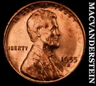 1955-S Lincoln Wheat Cent - Choice Gem Brilliant Uncirculated  No Reserve  #K86