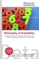 Lambert M. Surhone (U. A.) | Philosophy Of Probability | Taschenbuch | Englisch