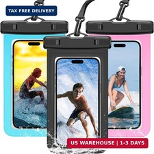3 Pack Waterproof Phone Pouch IPX8 Universal Waterproof Case Dry Bag Phone Prote