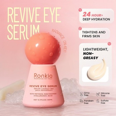 Retinol Eye Cream for Dark Circles: Revive Eye Serum for Anti-Aging.. 0.7 fl. oz