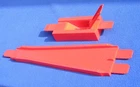 Mattel Hot Wheels Chute Pit & Lane Change Track 1969