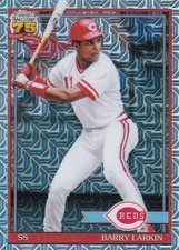 BARRY LARKIN TOPPS 1991 SILVER PACK CHROME MOJO REFRACTOR REDS #91C-37 2026 S1