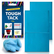 150G Tough Tack for Walls No Mark, Blue Multipurpose Reusable Adhesive Putty, Cl