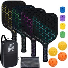 Pickleball-Paddles-Set of 4 or 2 Rackets by JoncAye, USAPA Approved Pickle-Ba...