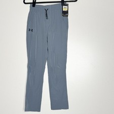 New Under Armour Sportstyle Tech Stretch Woven Pants Boys Size 10-12 YM