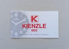 KIENZLE 1822 Garanzia Warranty Booklet (Unwritten)