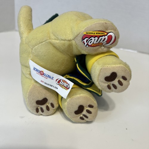 Raising Cane's Plush Dog Home Alone 2 Lost in New York 2017 Limited Kevin Toy 8” - Picture 6 of 6