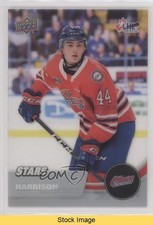2021-22 Upper Deck CHL Stars Clear Cut Brett Harrison #321 READ ya1