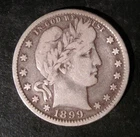 1899-O Barber Quarter - VF to XF