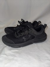 Under Armour Youth Charged Assert 10 Running Shoe 3026175-004 Black Size 5Y