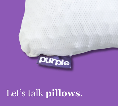 #ad Purple Harmony Pillow The Greatest Pillow Ever Invented Hex Grid No Pressure $162.00