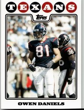 Owen Daniels 2008 Topps Football Houston Texans