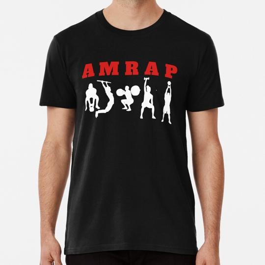 Camiseta Amraps Crossfit Entrenamiento S a 5XL Hecha en Estados Unidos