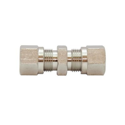 Gerade Verschraubung, Rohr-Außen-Ø 4 mm, SW 10, SW1 10, MS vern.