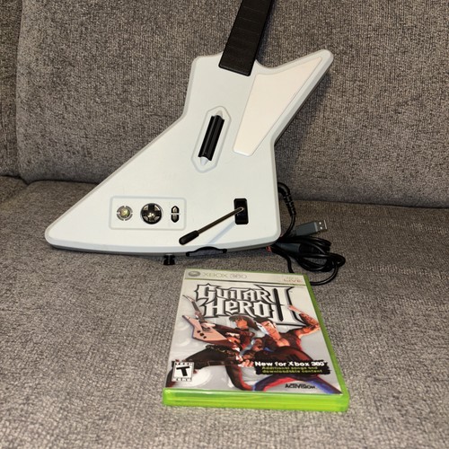 Guitar Hero Xbox 360 X-Plorer Wired Controller Red Octane Wired 95055 W/ Game! - Picture 2 of 24